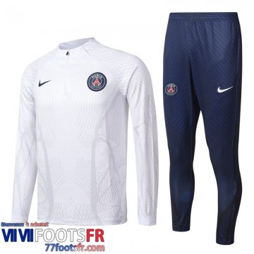 Survetement de Foot PSG Blanc Homme 2022 2023 TG530