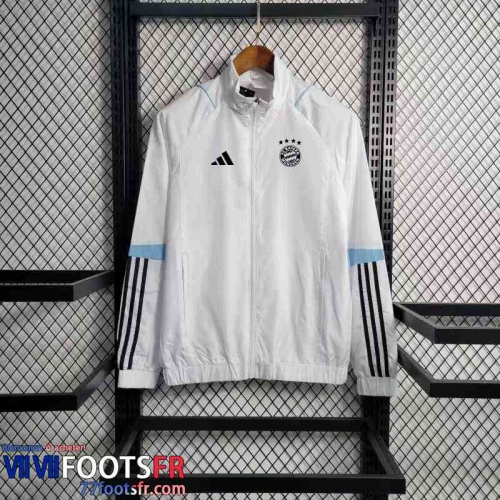 Coupe Vent Bayern Munich Blanc Homme 2023 2024 WK360