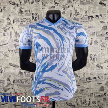 T-Shirt Real Madrid Blanc bleu Homme 2022 2023 PL412