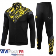 Kits: Veste Foot Dortmund BVB noir Enfant 2021 2022 TK23