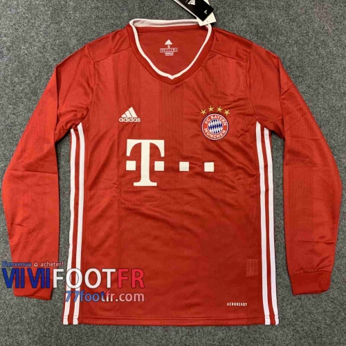 77footfr Maillots foot Bayern Domicile Manche Longue 2020 2021