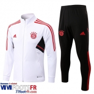 Veste Foot Bayern Munich Blanc Homme 2022 2023 JK528