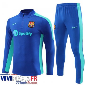 Survetement de Foot Barcelone bleu Homme 2023 2024 TG817