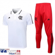 Polo foot Flamengo Blanc Homme 2023 2024 PL645