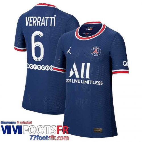 Maillot De Foot PSG Domicile Homme 21 22 # Verratti 6