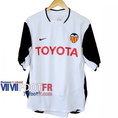 77footfr Retro Maillot de foot Valencia Domicile 2003/2004