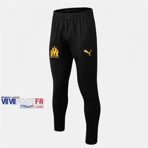 Promo: Le Nouveau Pantalon Entrainement Foot Olympique De Marseille Coton Noir 2019/2020