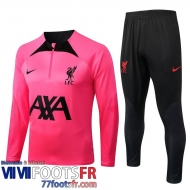 Survetement de Foot Liverpool rose Homme 22 23 TG362