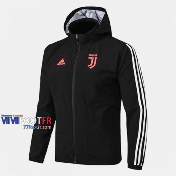 Boutique Veste Foot Coupe-Vent Juventus Noir 2019/2020 Nouveau Promo