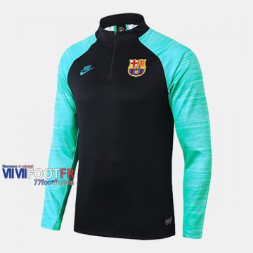 Les Nouveaux Beau Sweatshirt Foot Barcelone Vert Noir 2019-2020