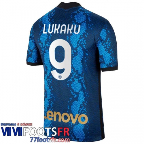 Maillot De Foot Inter Milan Domicile Homme 21 22 # Lukaku 9