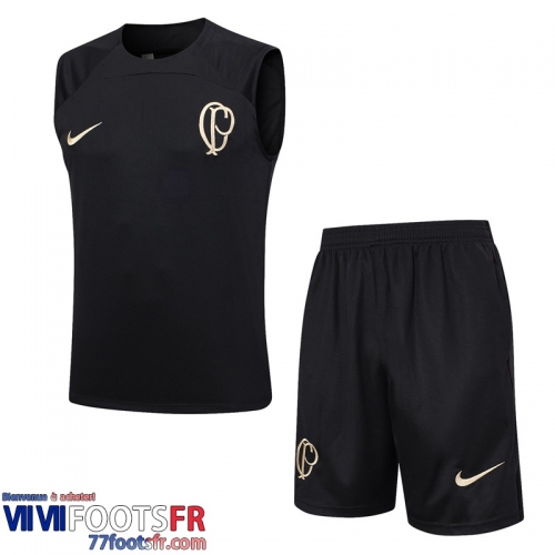 Survetement Sans manches Corinthians noir Homme 2023 2024 TG763