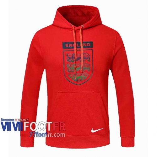 77footfr Sweatshirt Foot Angleterre rouge 2020 2021 S70