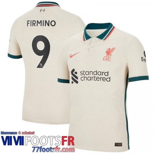 Maillot De Foot Liverpool Extérieur Homme 21 22 # Firmino 9