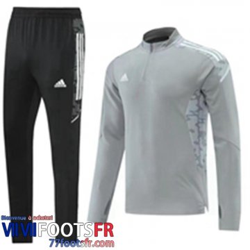 Survetement de Foot Sport gris Homme 2022 2023 TG254