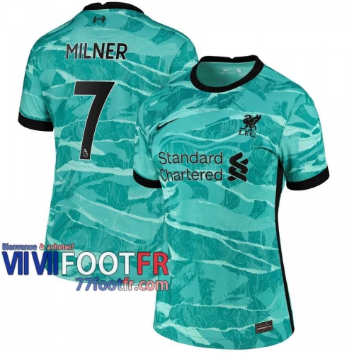 77footfr Liverpool Maillot de foot Milner #7 Exterieur Femme 20-21