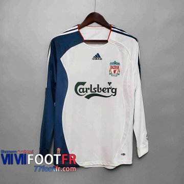 77footfr Retro Maillots foot 06 07 Manche Longue Liverpool Exterieur