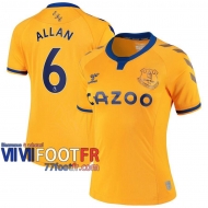 77footfr Everton Maillot de foot Allan #6 Exterieur Femme 20-21