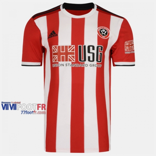 Nouveau Flocage Maillot De Foot Sheffield United Homme Domicile 2019-2020 Personnalisé :77Footfr