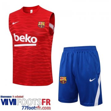 Sans manches Barcelone rouge Homme 2021 2022 PL424