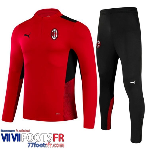 Survetement de Foot AC Milan rouge Homme 2021 2022 TG116