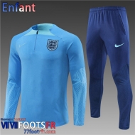 KIT: Survetement de Foot Angleterre bleu Enfant 2022 2023 TK402