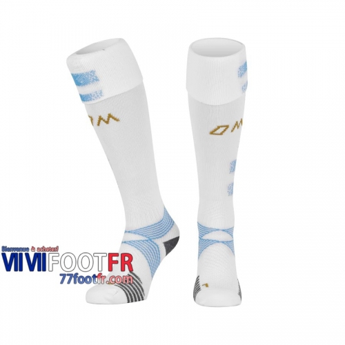 Chaussettes de foot Olympique Marseille Domicile 2020 2021