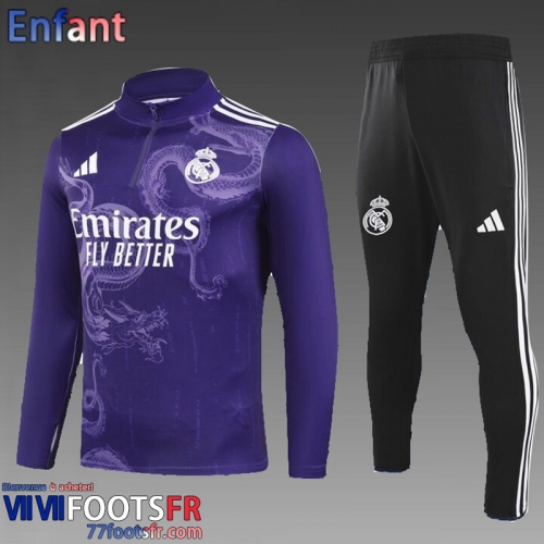 KIT: Survetement de Foot Real Madrid Enfant 24 25 C327