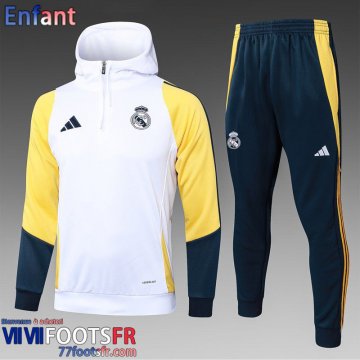 KIT: Survetement de Foot - Sweat A Capuche Real Madrid Enfant 24 25 C538