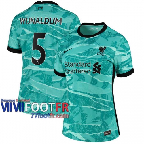 77footfr Liverpool Maillot de foot Wijnaldum #5 Exterieur Femme 20-21