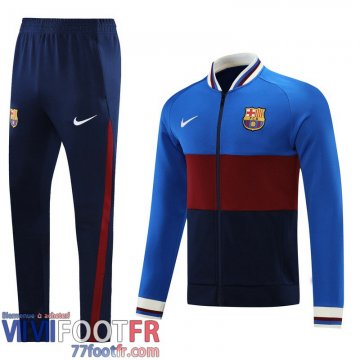 Veste Foot Barcelone Bleu Noir Uomo 2021 2022 JK69