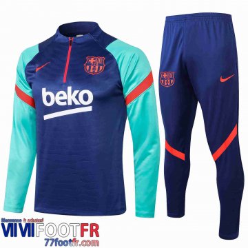 Survetement de Foot Barcelone Couleur bleue 21-22 TG08