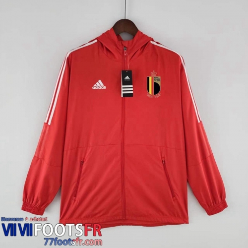 Coupe Vent - Sweat a Capuche Belgique rouge Homme 2022 2023 WK153