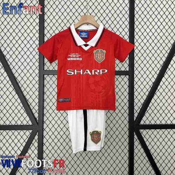 Retro Maillot De Foot Manchester United Domicile Enfant 99 00 FG474