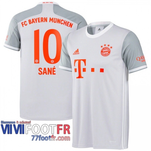 Maillot de foot Bayern Munich Leroy #10 Exterieur 2020 2021