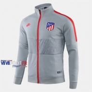 Magasins Veste Foot Atletico Madrid Gris 2019/2020 Nouveau Promo