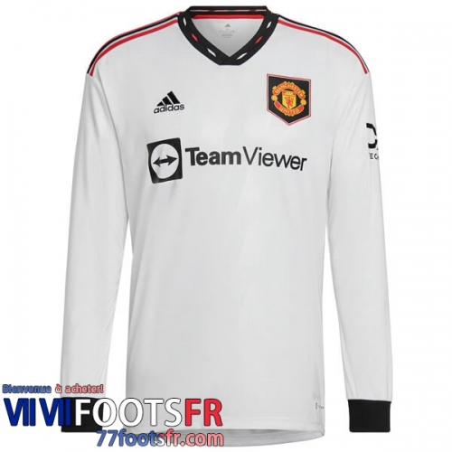 Maillot De Foot Manchester United Exterieur Homme Manche Longue 2022 2023