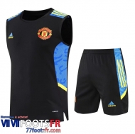 Sans manches Manchester United noir Homme 2022 2023 PL495