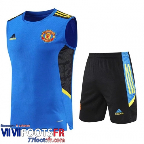 Sans manches Manchester United bleu Homme 2022 2023 PL492