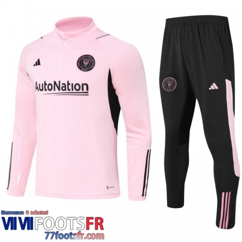 Survetement de Foot Inter Miami rose Homme 2023 2024 A110