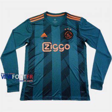 Nouveau Flocage Maillot Foot Ajax AFC Manche Longue Homme Exterieur 2019-2020 Personnalise :77Footfr