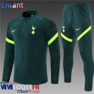 Survetement de Foot Tottenham Hotspur vert Enfant 21 22 TK192