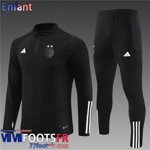 KIT: Survetement de Foot Algerie noir Enfant 2023 2024 TK675