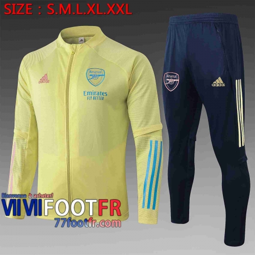 Veste de foot Arsenal Jaune A364 20-21