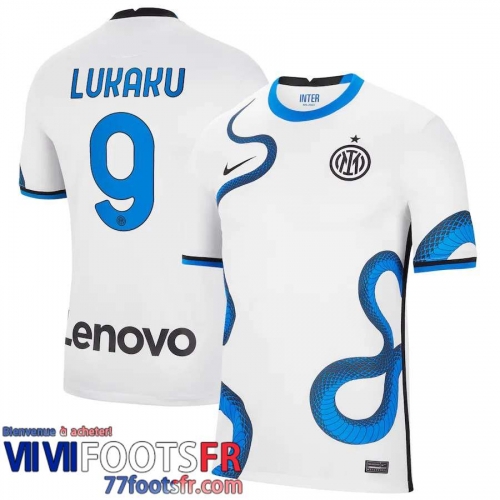 Maillot De Foot Inter Milan Extérieur Homme 21 22 # Lukaku 9