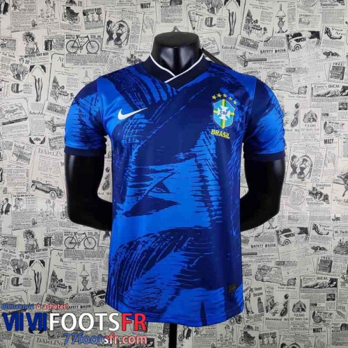 Maillot De Foot Bresil Bleu Homme 2022 2023 AG38