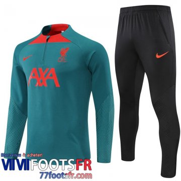 Survetement de Foot Liverpool vert Homme 22 23 TG317