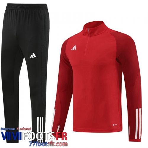 Survetement de Foot Sport rouge Homme 2023 2024 TG980