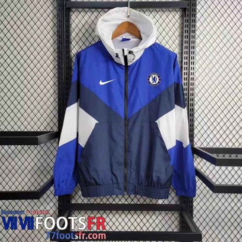 Coupe Vent Chelsea bleu Homme 2023 2024 WK526