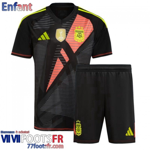 Maillot De Foot Argentine Gardiens De But Enfant 2024
